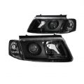 Μπροστινά Φανάρια Set Για Vw Passat 3B 96-00 Projectors Μαύρα H7/H7 Depo - Headlights - Xenon - Bulbs
